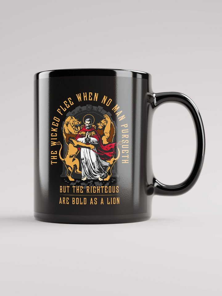 The rigtheous are BOLD as a LION - Mug product image (1)