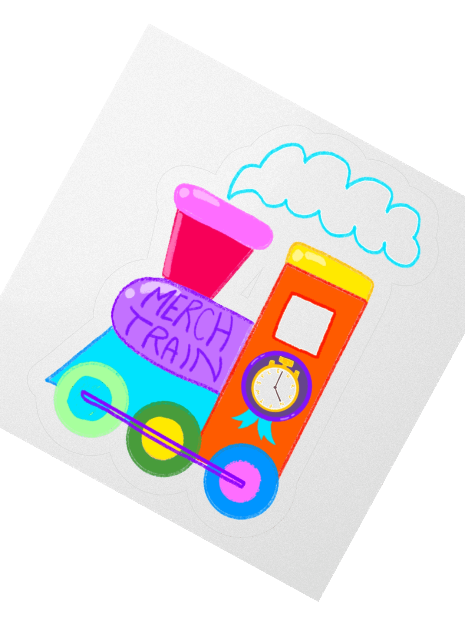 Merch Train Engine Sticker product image (2)