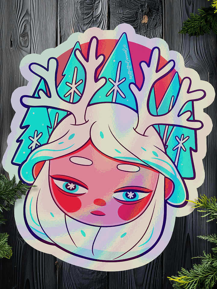 Chill | 3D Holographic Kiss-Cut Sticker product image (1)