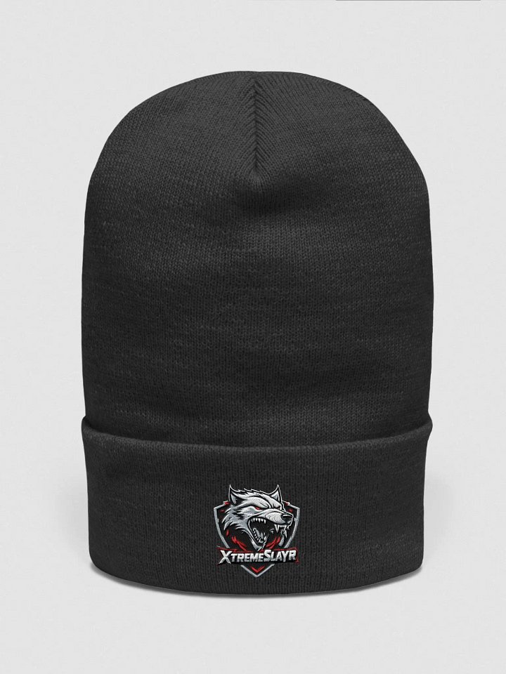 Ravage Wolf Shield Embroidered Beanie product image (1)