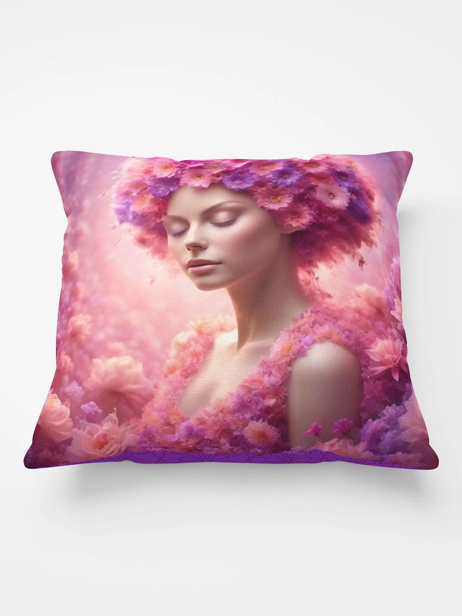 Pink Flower Girl Pillow product image (2)