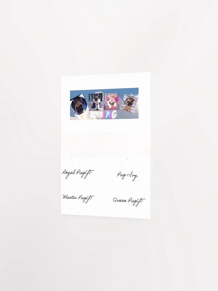 Limited Edition Signed Pug Squad Vibrant Matte Poster Print product image (2)