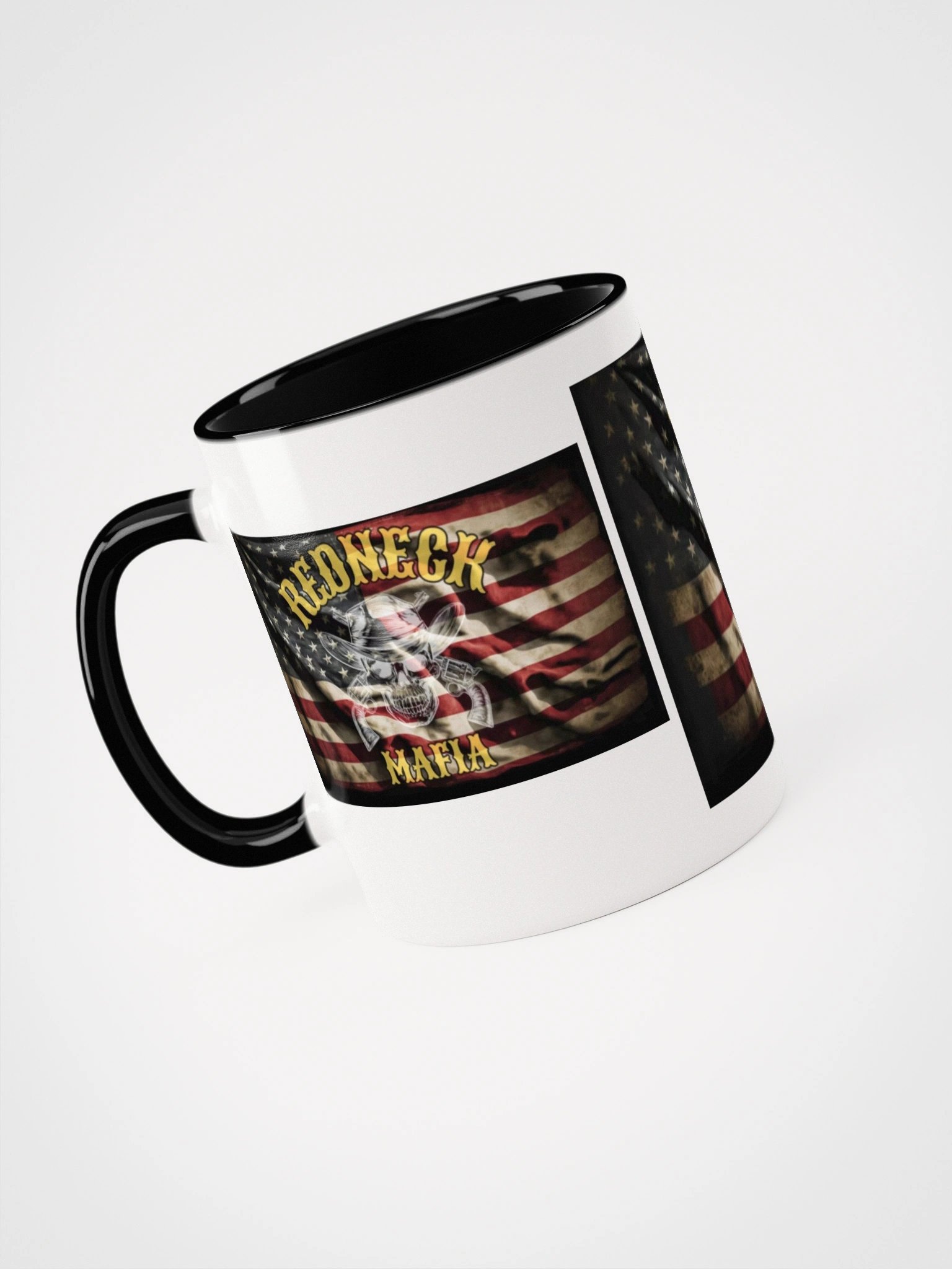 Redneck Mafia Skull Ceramic Mug product image (5)
