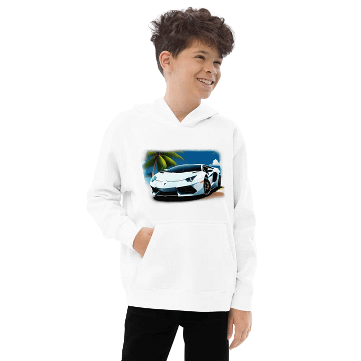Car Pullover Fleece Hoodie product image (2)