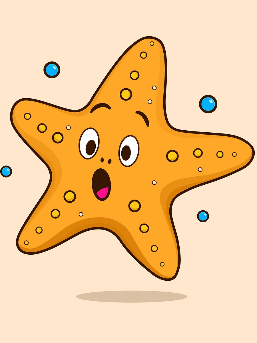 Cute Starfish Vector Character product image (1)