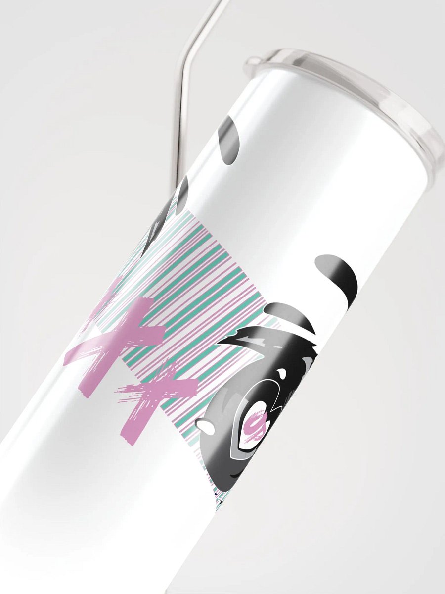 OptimusProcrastinus Eyes Tumbler (White/Pink) product image (5)