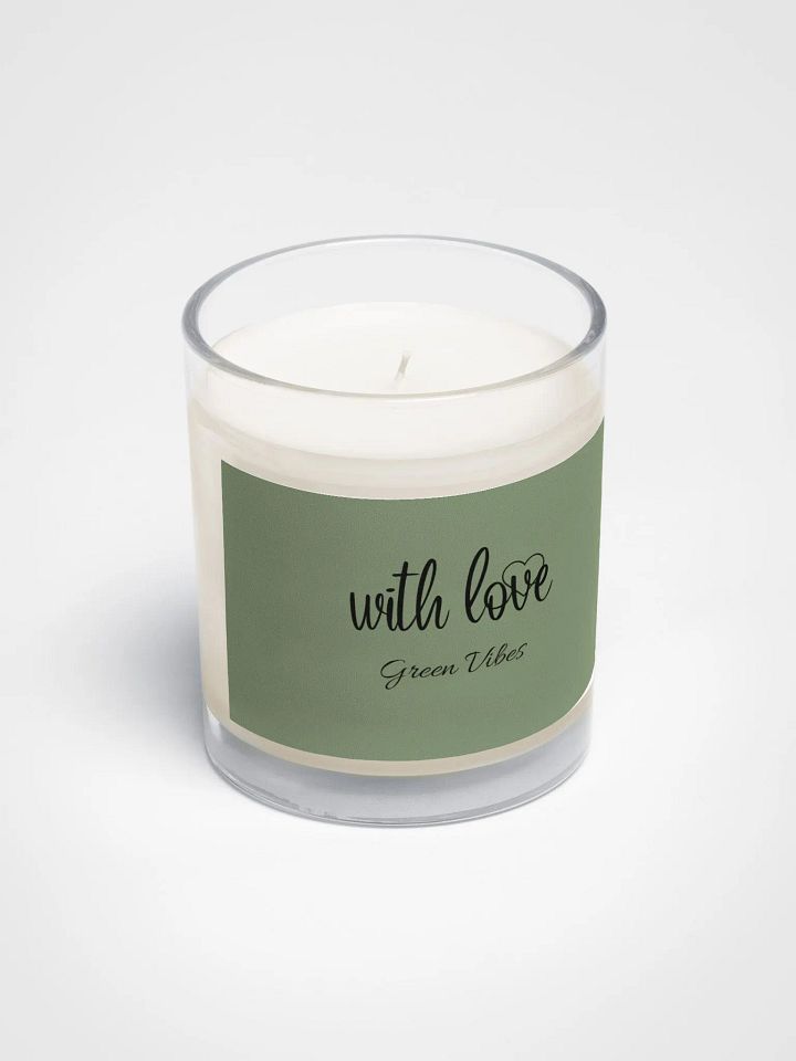 Green Vibes with Love Soy Wax Candle product image (2)