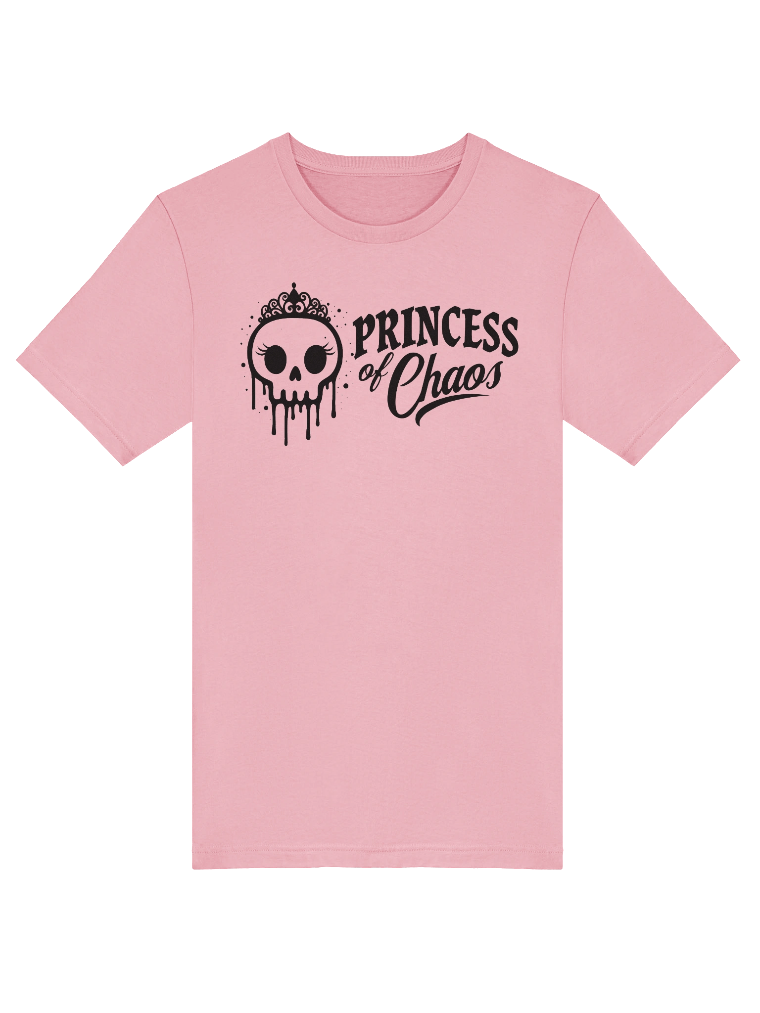 Princess of Chaos Skull Tee - Black product image (5)