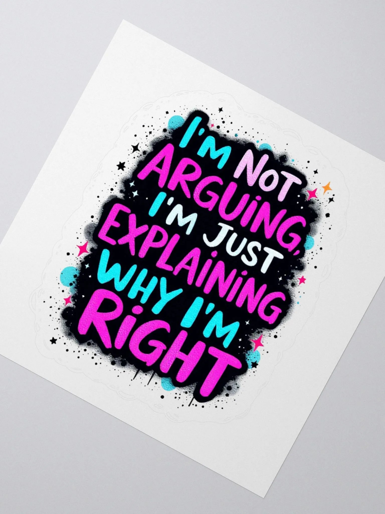 Righteous Explanation Kiss Cut Stickers product image (5)