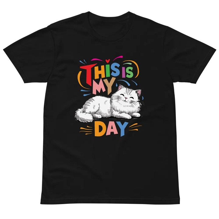 Cheerful Cat day Celebration T-Shirt product image (2)