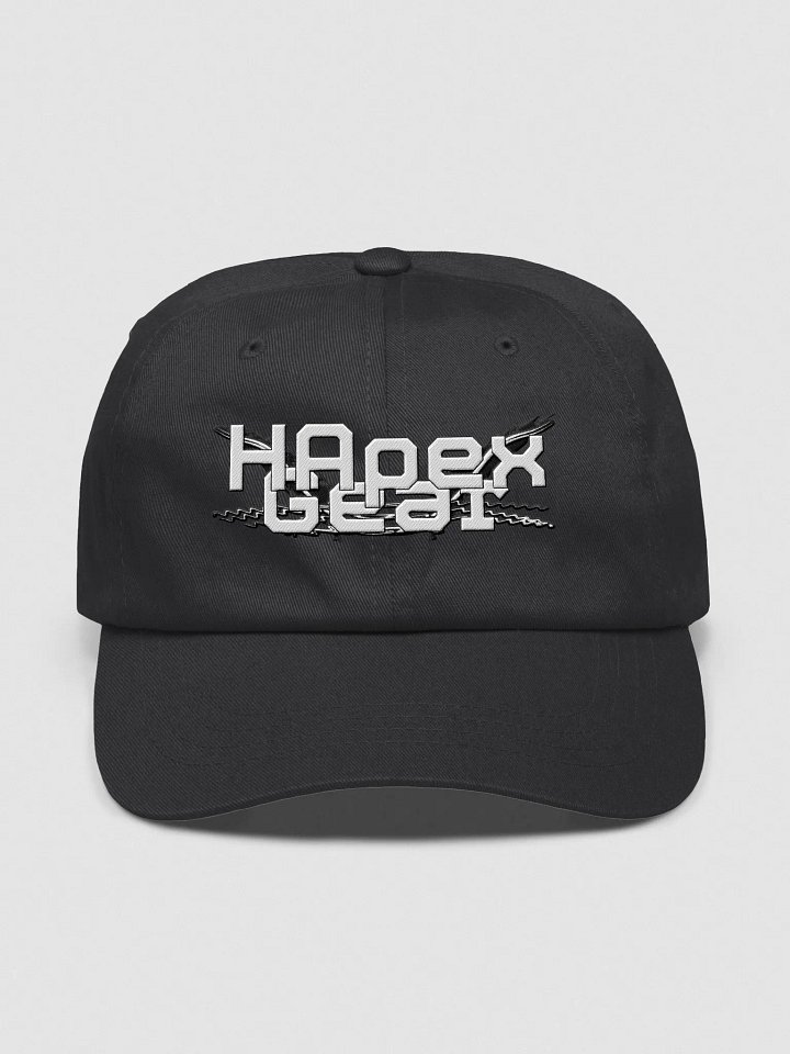 Classic Dad Hat - Embroidered - White HApex Gear White Logo product image (2)