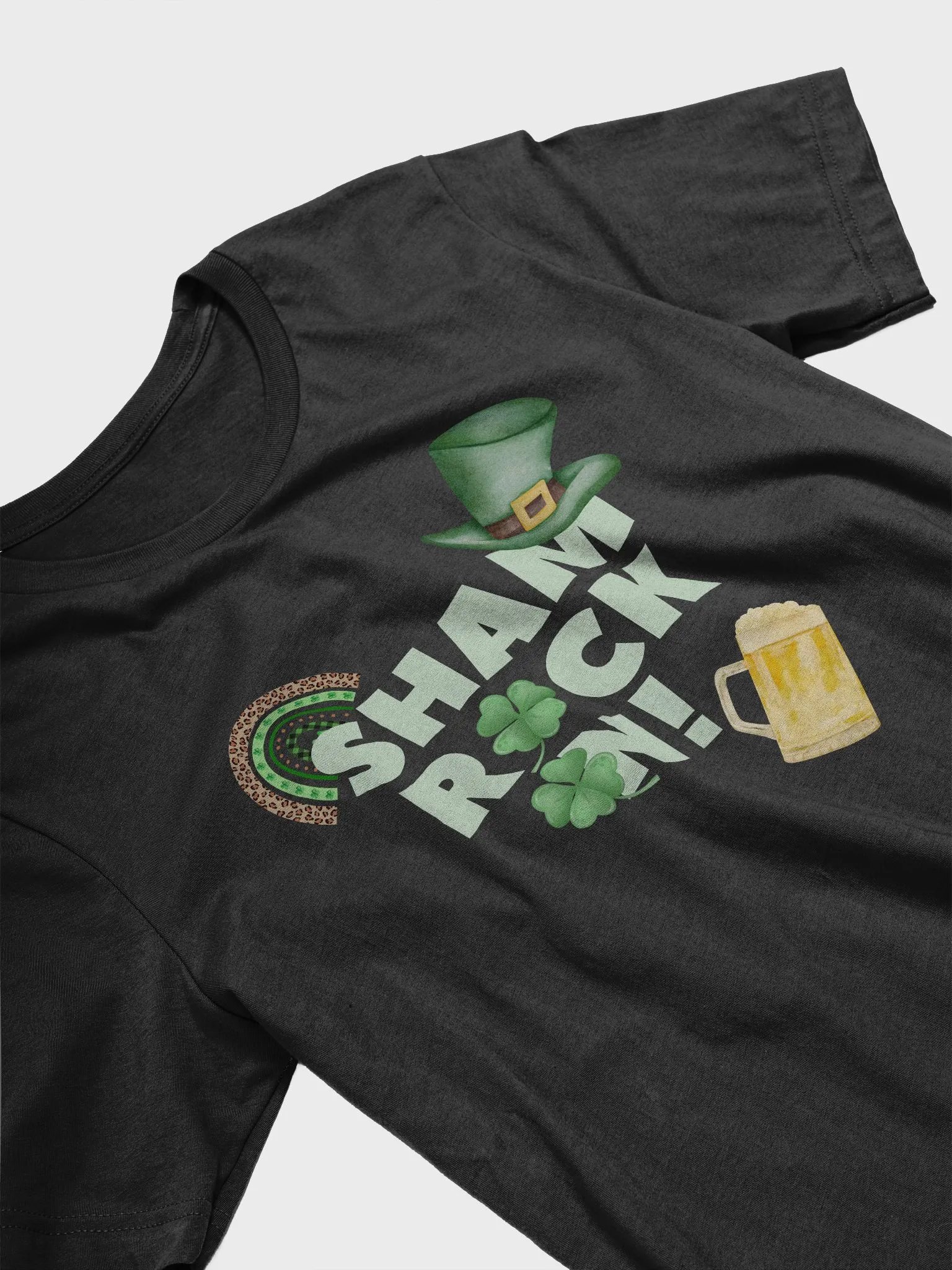 St Patricks Shamrock On T-Shirt product image (3)