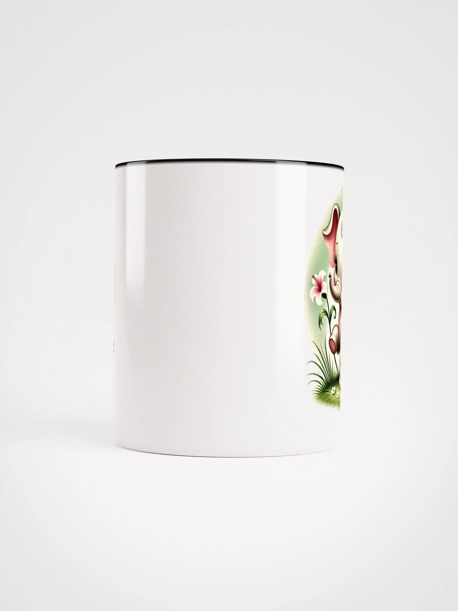 Adorable Retro Elephant Colorful Ceramic Mug product image (5)