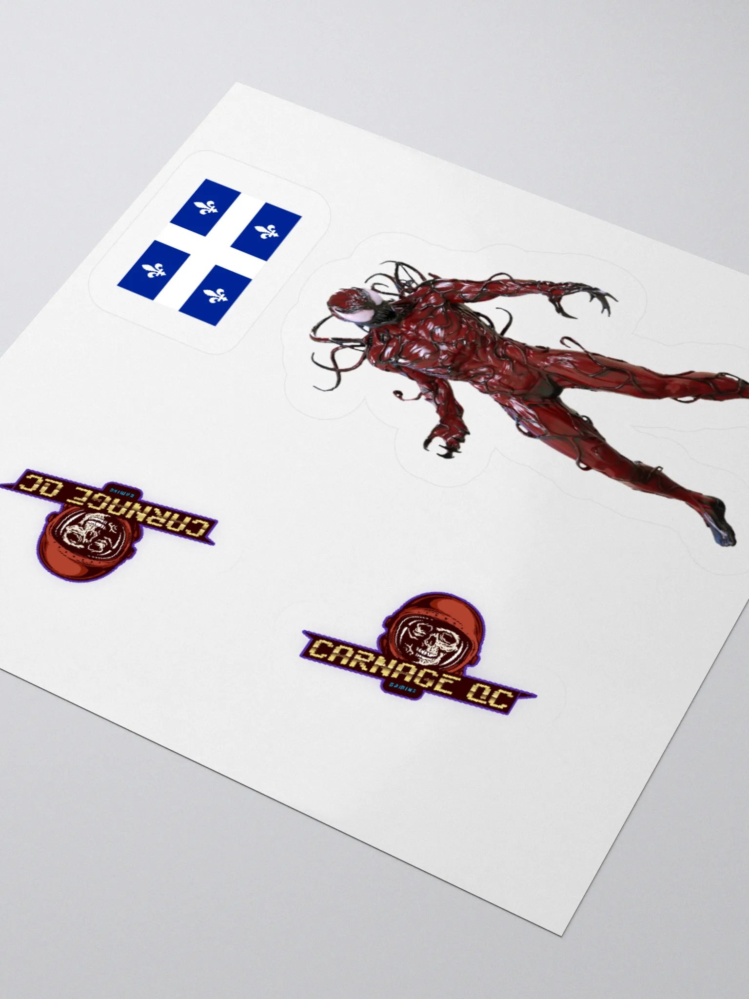 Quebec Carnage Kiss Cut Stickers product image (11)
