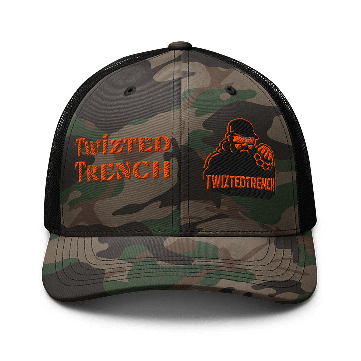 TwiztedTrench Camo Cap with Attitude product image (1)