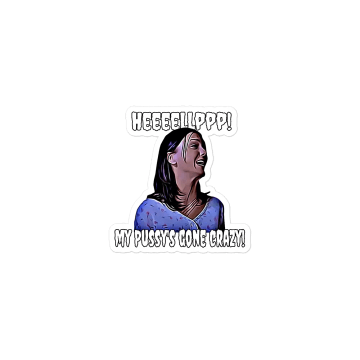 Help! my pussy's gone crazy! Die-Cut Magnets product image (1)