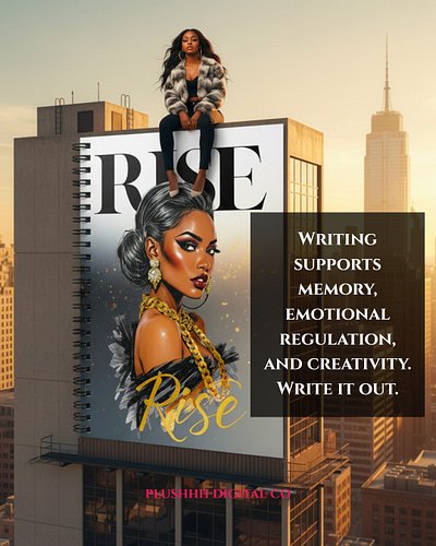 Writing supports memory, emotional regulation, and creativity. Write it out. 🧾🖋📝
Link in bio for Notebook under Printed Noteb...