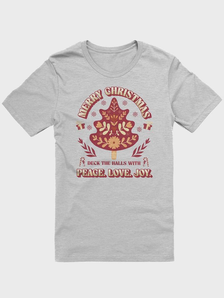 Merry Christmas, Peace Love Joy T-Shirt product image (4)