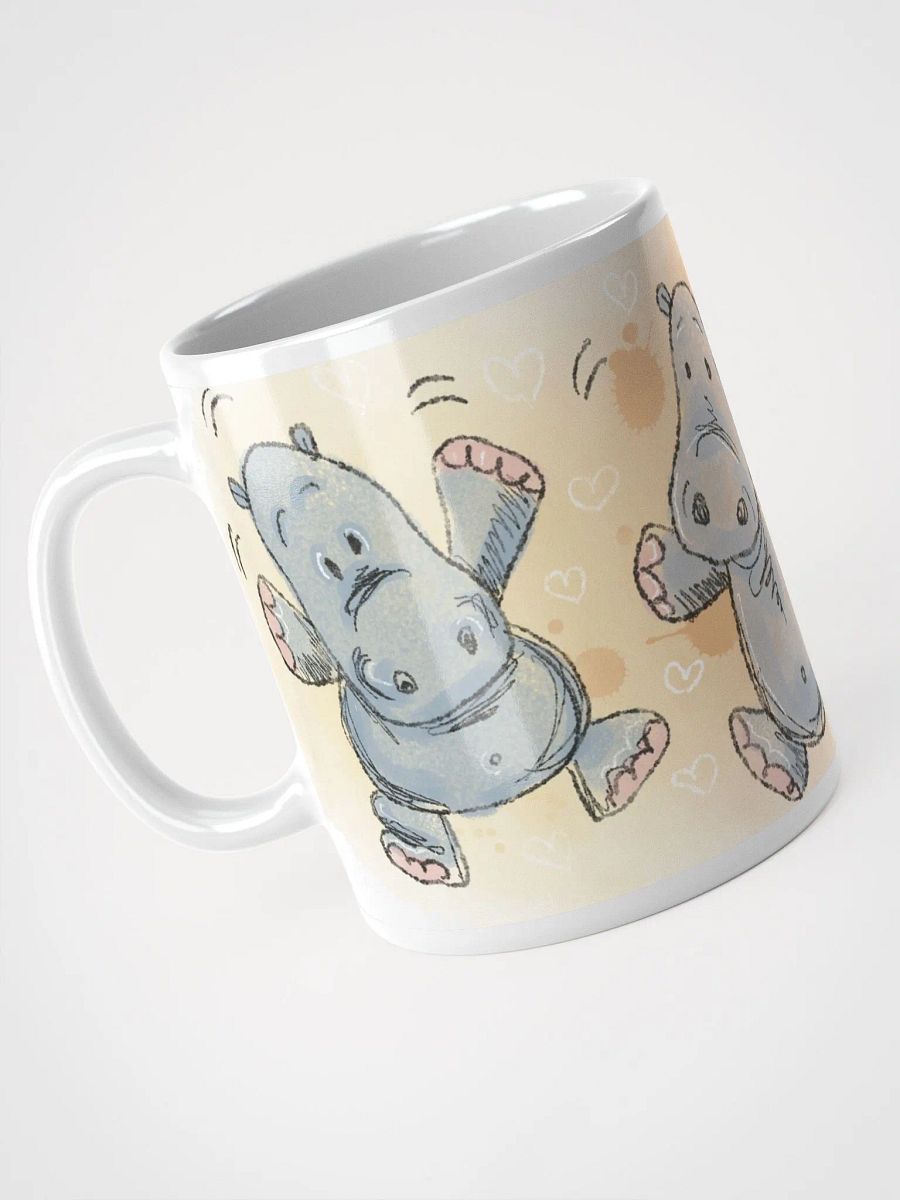 Hand Drawn Cheerful Hippo Trio Mug product image (8)