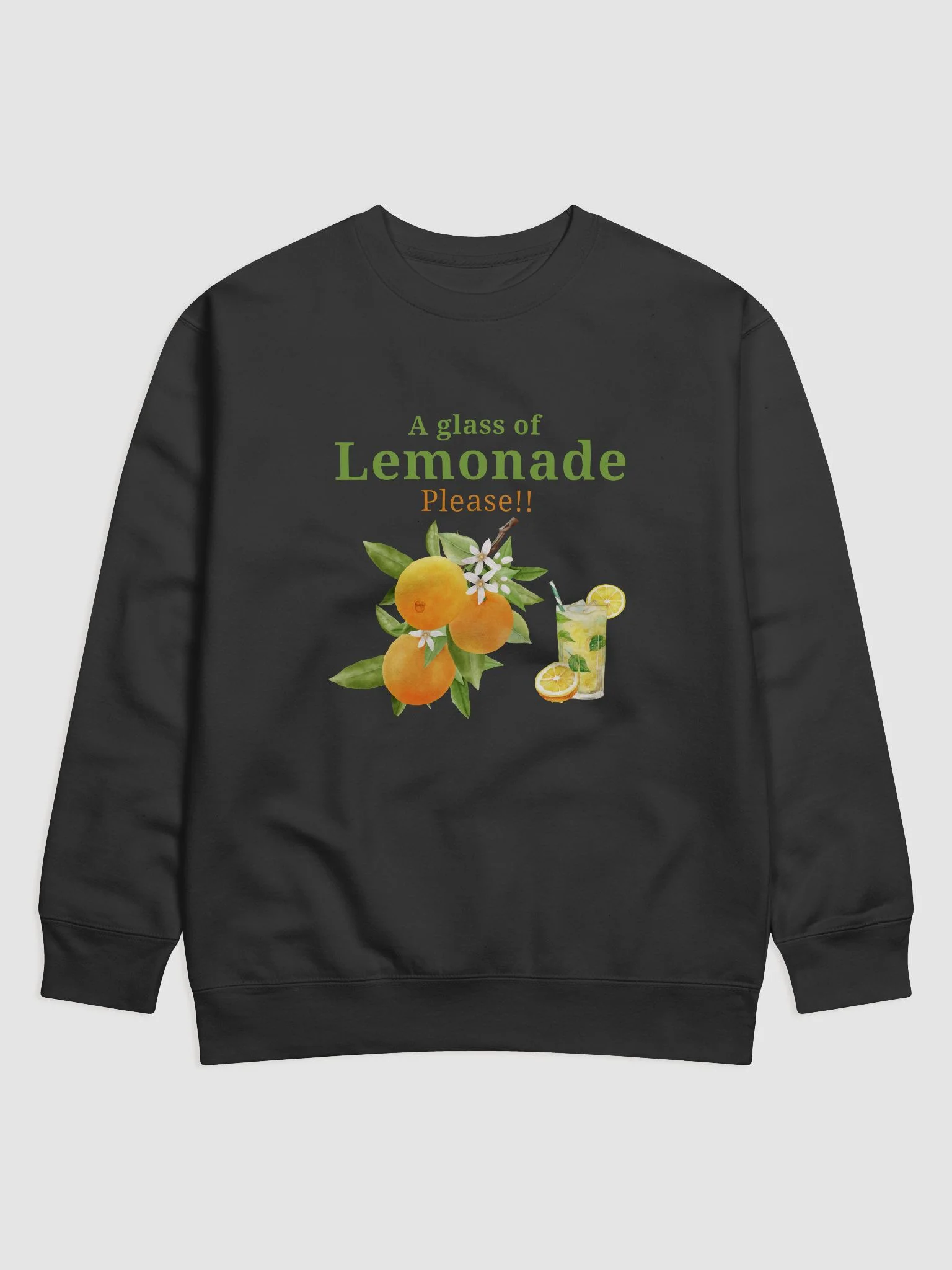 Citrus Splash Watercolor Sweatshirt product image (1)