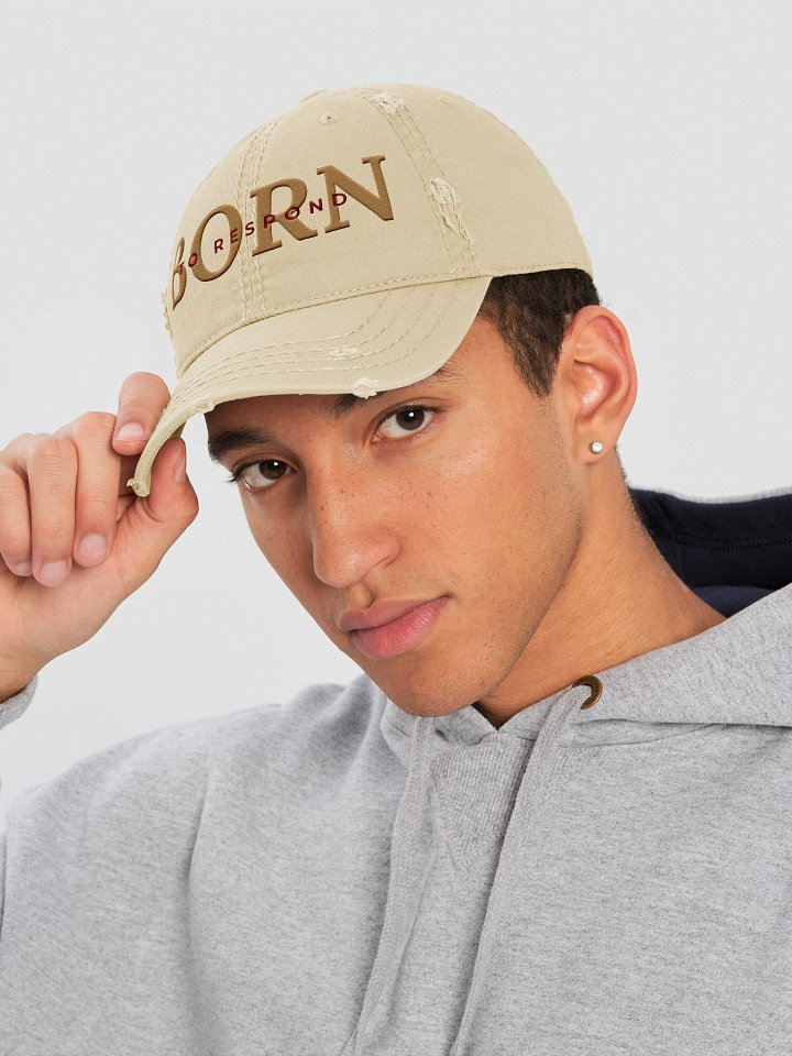Born to Respond Generator Hat (Beige) product image (2)