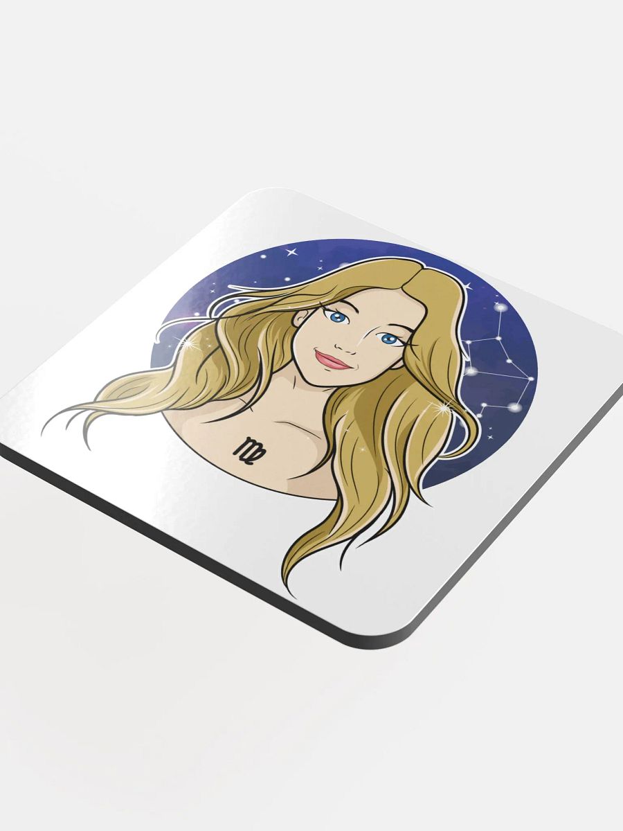 Virgo Constellation Cork Coaster Set product image (4)