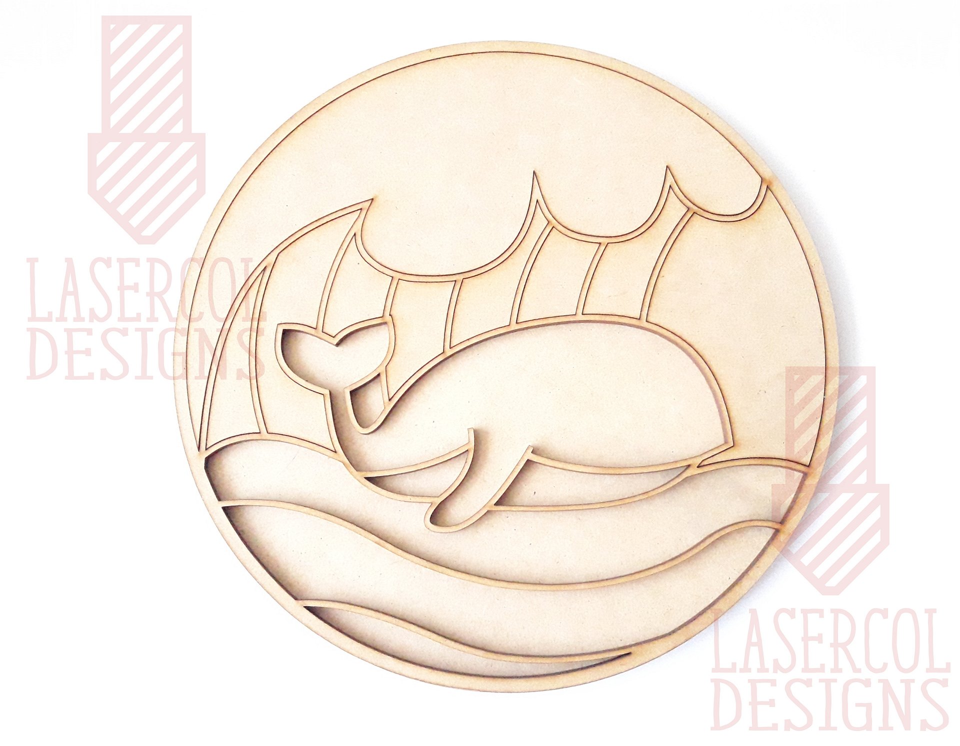 Whale DIY Paint Puzzle - Laser Cut Files product image (8)