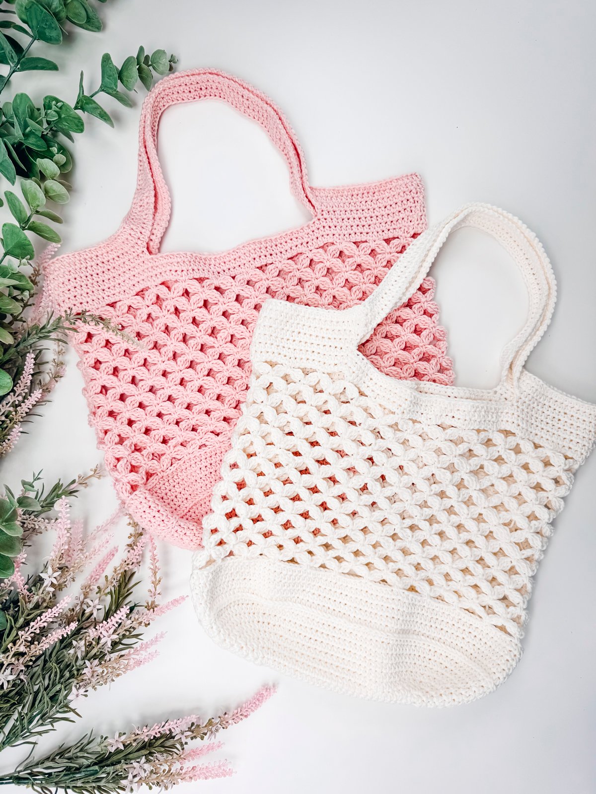 Circle Leaf Market Bag Crochet Pattern product image (10)
