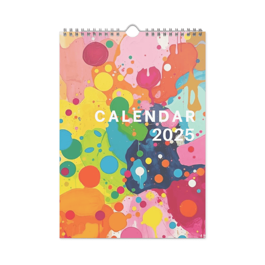 ART ABSTRACT WALL CALENDAR 2025 product image (3)