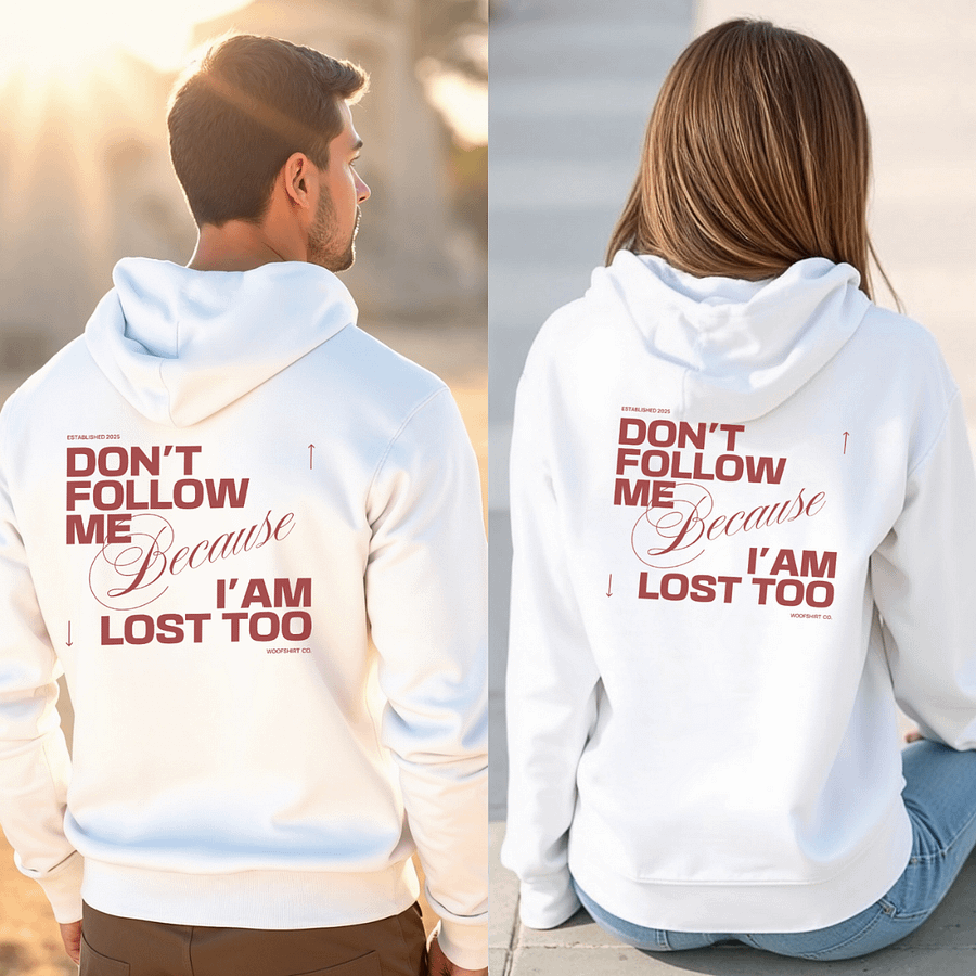 Don´t follow me | Gildan Classic Unisex Hoodie product image (3)