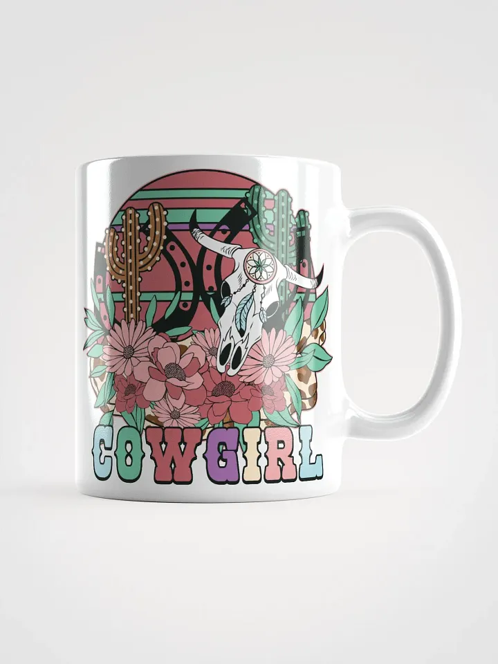 Southwestern Cowgirl Horseshoe Mug product image (1)