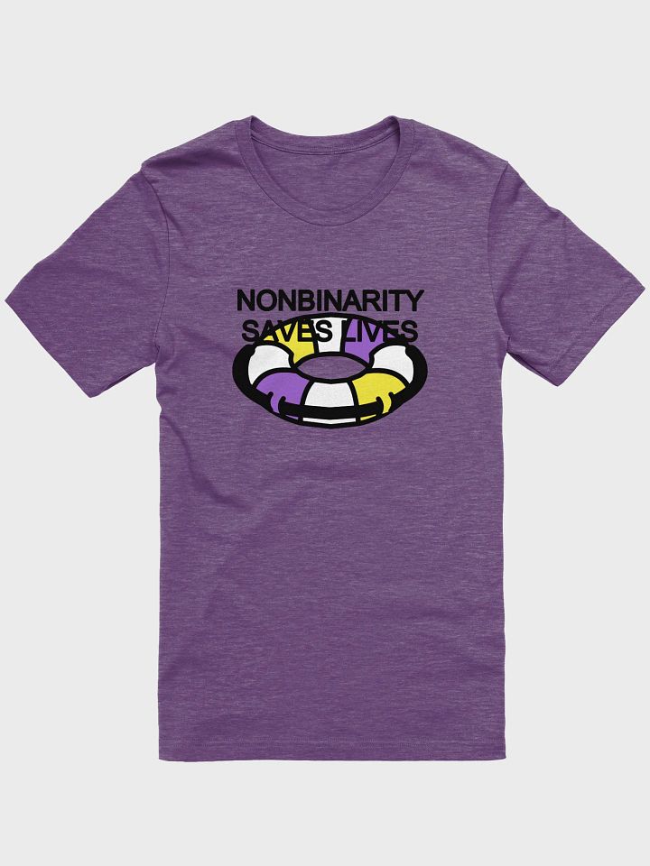 nonbinarity saves lives t-shirt product image (1)