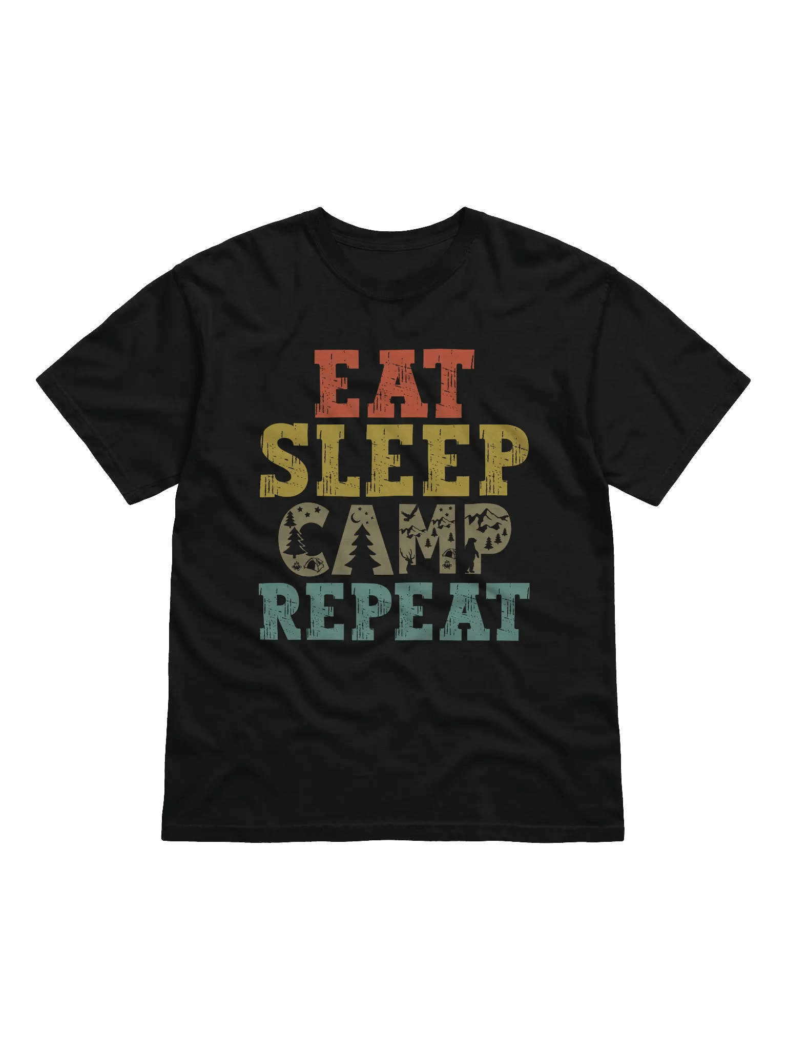 Camp Vibes Heavyweight Unisex Heavyweight T-Shirt product image (1)