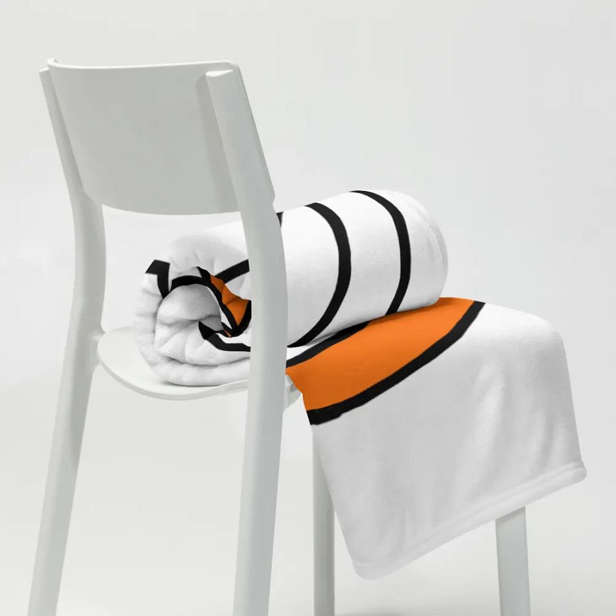 'OA' Symbol Throw Blanket - White product image (9)