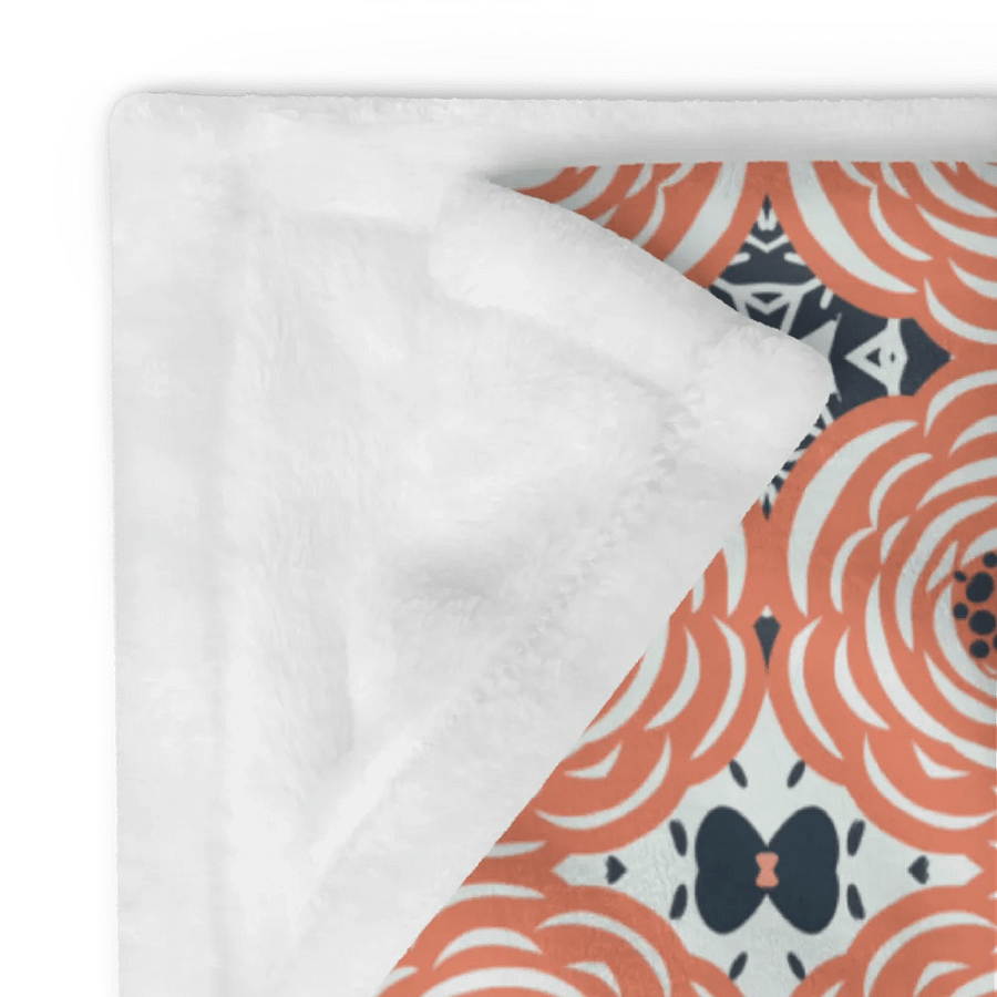 Delicate Rose Abstract Blanket product image (3)