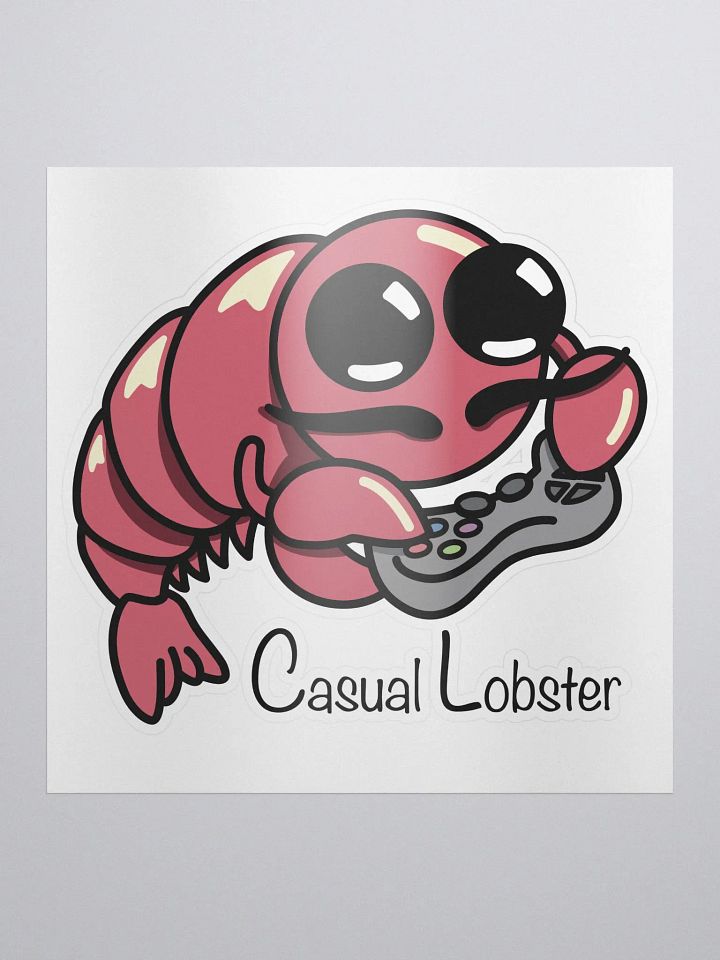 Casual_Lobster Sticker product image (1)