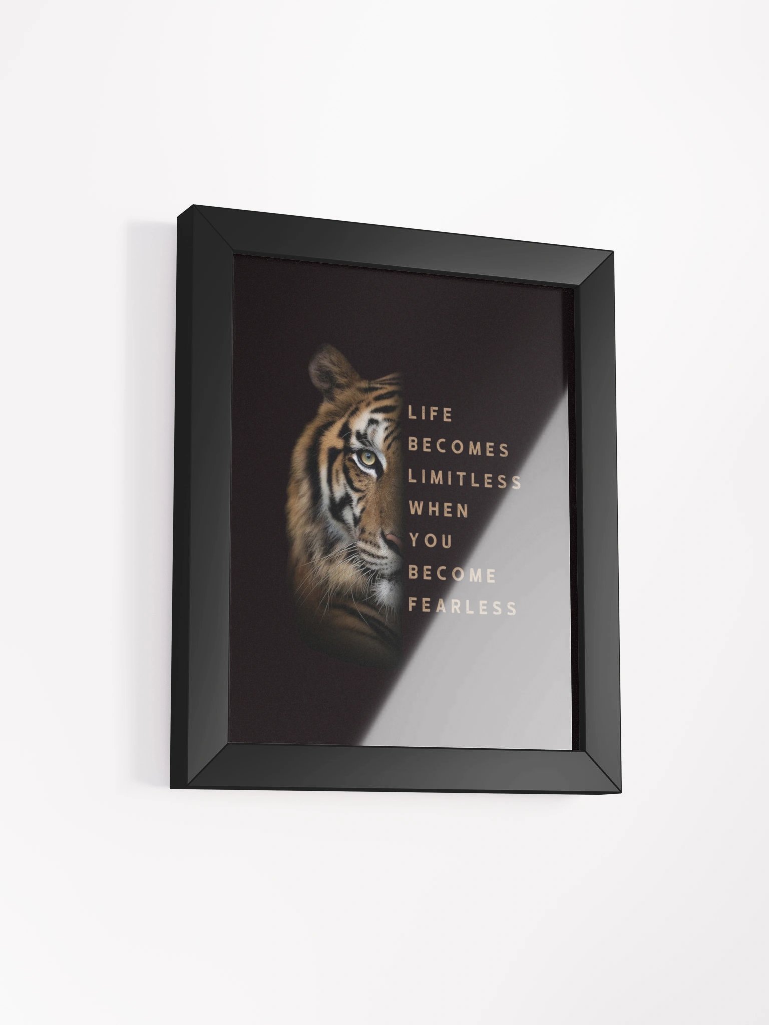 Fearless Tiger Framed Poster product image (2)