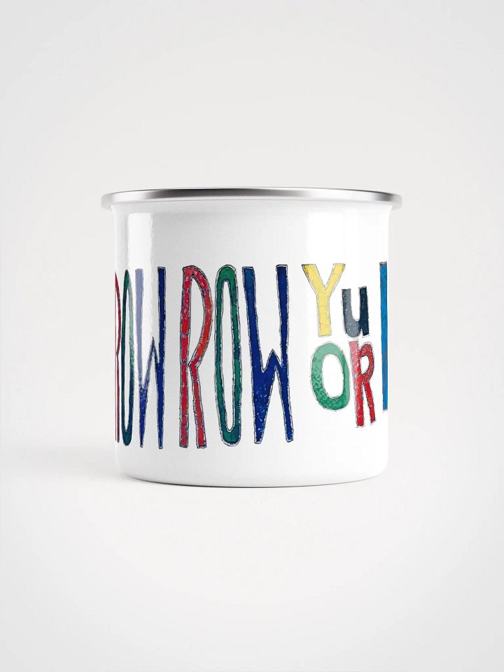 Row Row Row Your Boat Enamel Mug product image (2)