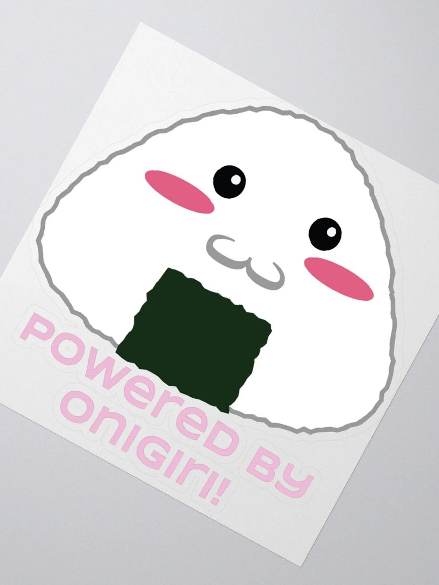 Powered by Onigiri! sticker product image (2)