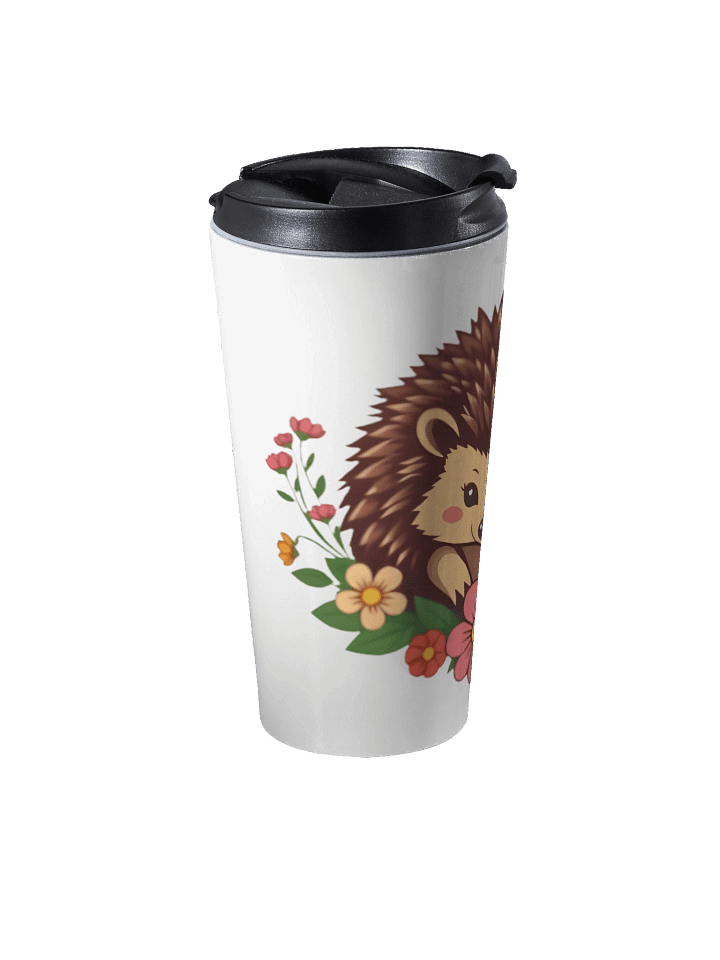 Floral Hedgehog Travel Mug product image (2)