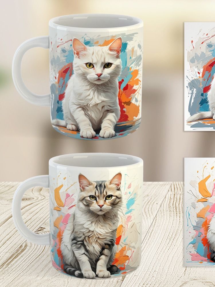 Curious Kitty Cat Mug product image (7)