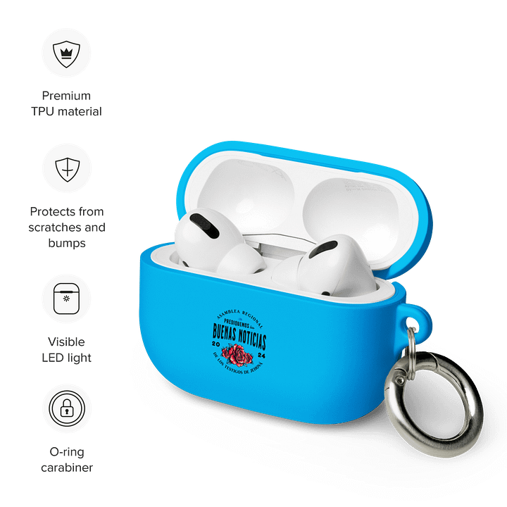 2024 Prediquemos las Buenas Noticias Red Vintage Floral AirPods Case product image (28)
