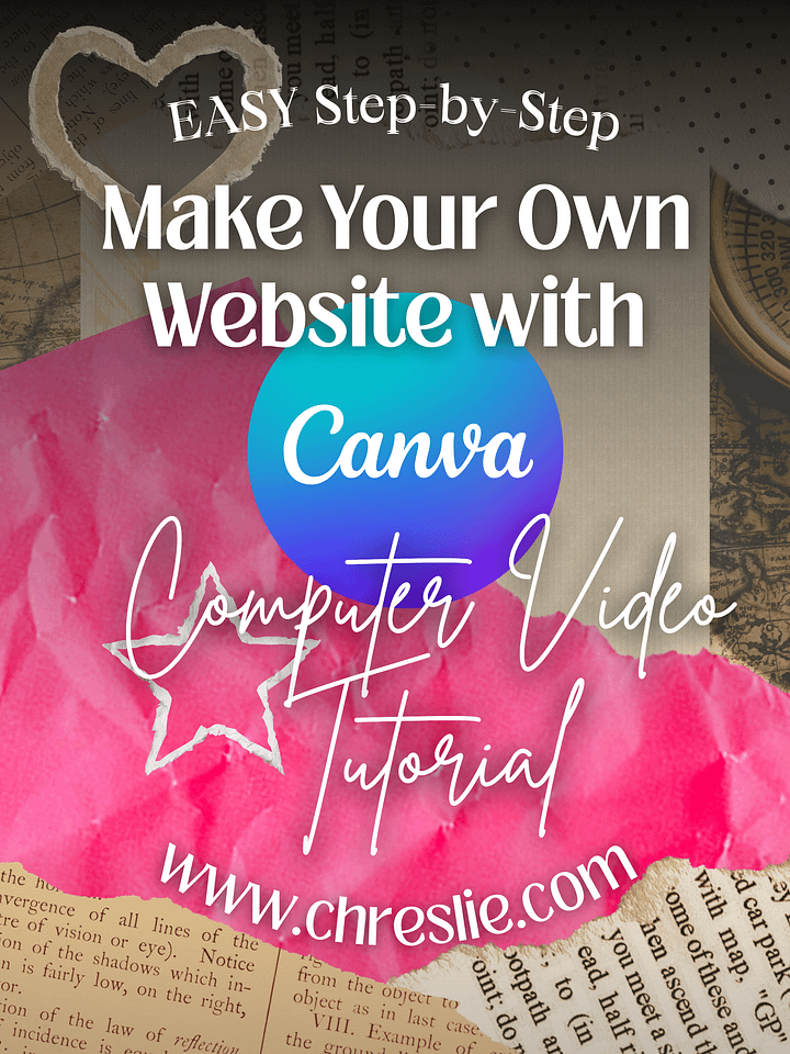 Make Your Own Website with Canva! + Template product image (1)