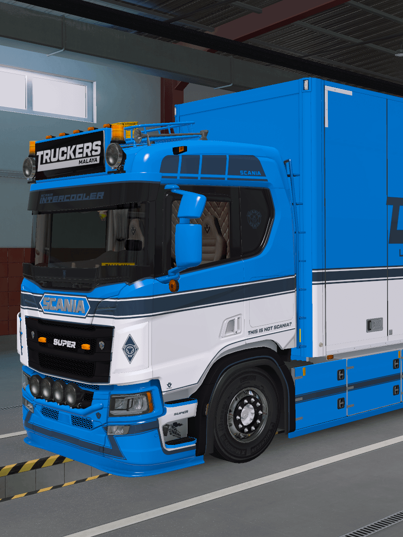 ETS2 TM Changeable Multicolor Skin - Scania R & S 2016 (Next Gen) TANDEM/RIGID - Company Pack Skin | Truckers Malaya Custom Skin Pack 1 product image (5)