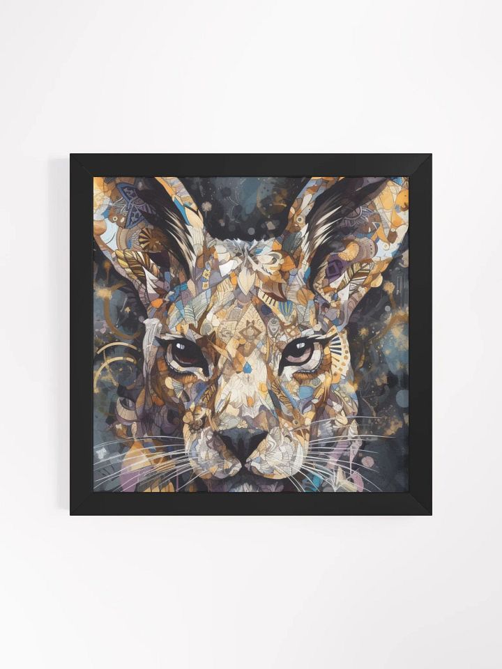 Intricate Kangaroo artwork -Framed Poster Print product image (1)