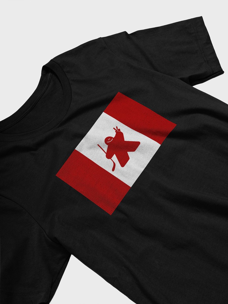 Meeple Hockey Canadian Flag Board Gamer Shirt product image (4)