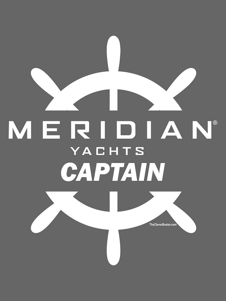 Meridian Yachts - T-Shirt - Dark Shirt w/White Logo product image (2)