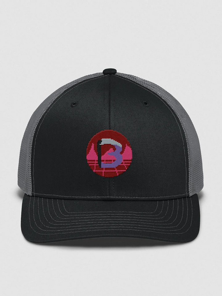 Scythe Harbingerofbeth Logo Embroidered Hat designed by Cassafrassarole product image (1)