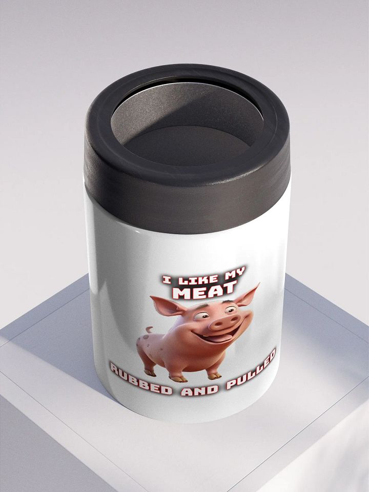 My Meat Funny BBQ Stainless Steel Koozie product image (2)