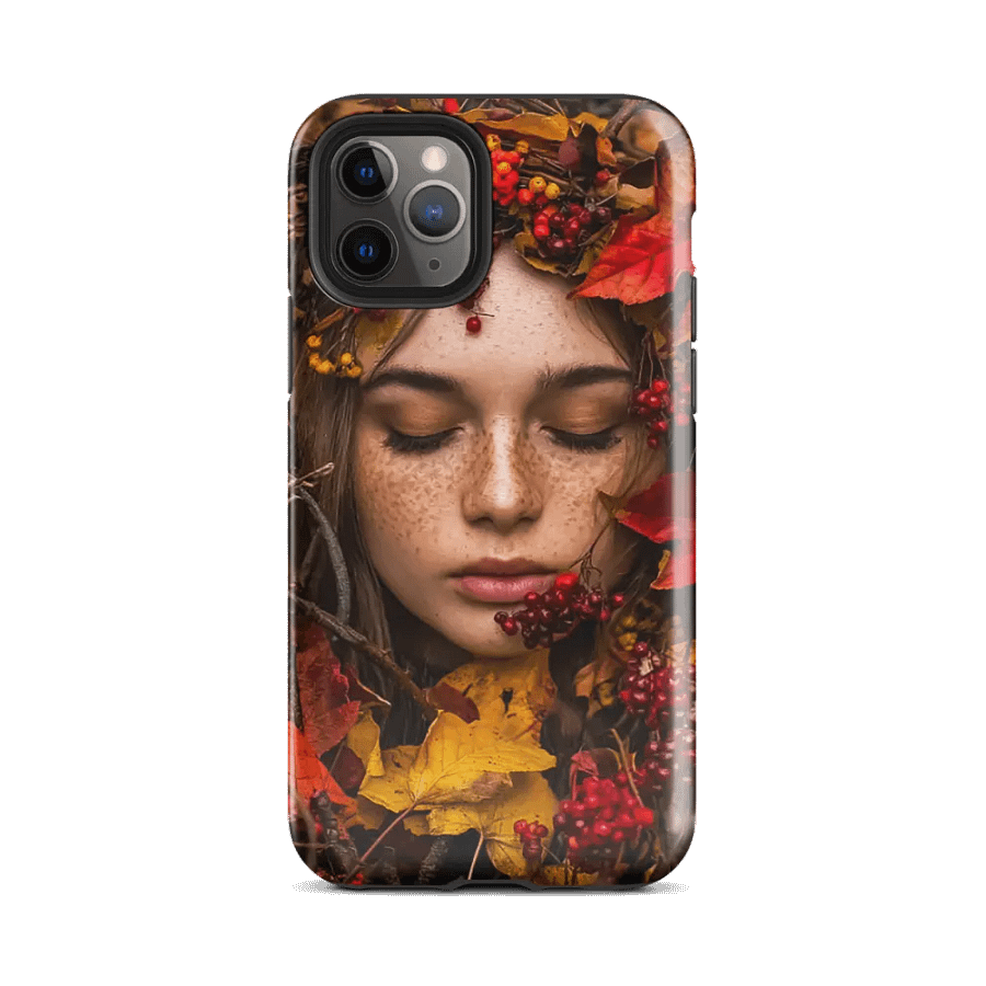 Autumnal Reverie - A Mesmerizing Portrait Of A Woman iPhone Case product image (25)